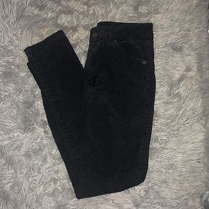 cute dark blue corduroy jeans!
